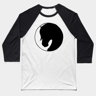 horse silhouette Baseball T-Shirt